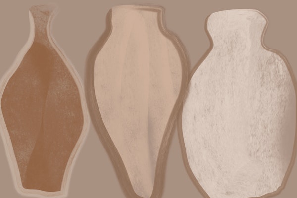 Elegant Earthy Vases