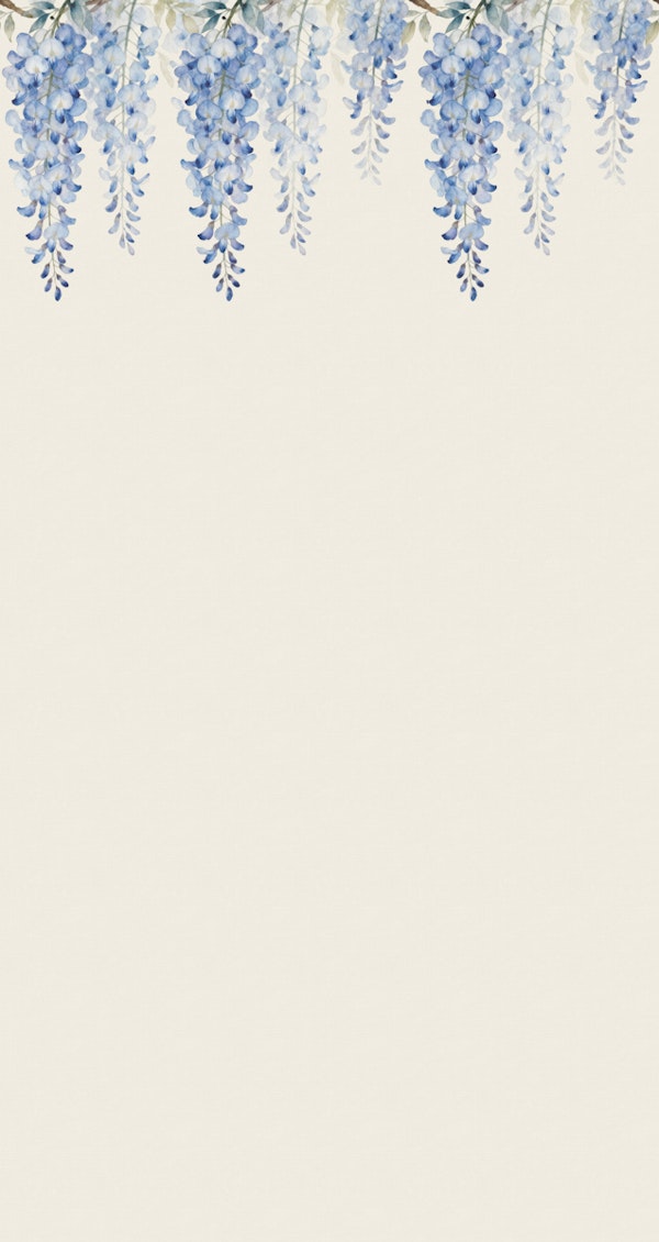 Wisteria Blooms Blue