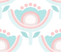 Rainbow Flowers Pastel wallpaper