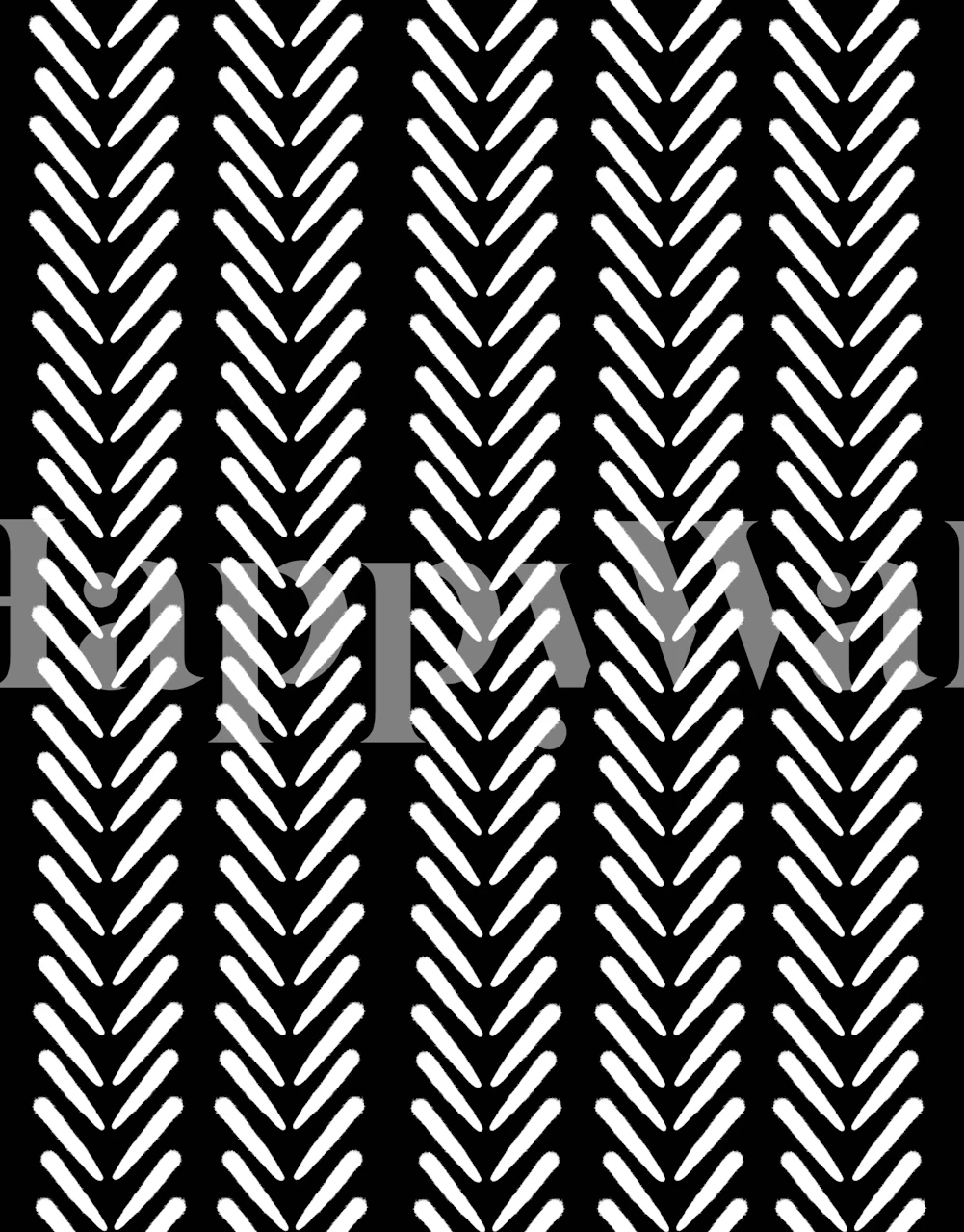 Tapeta Mud Cloth Arrow Glam 2 v pokoji