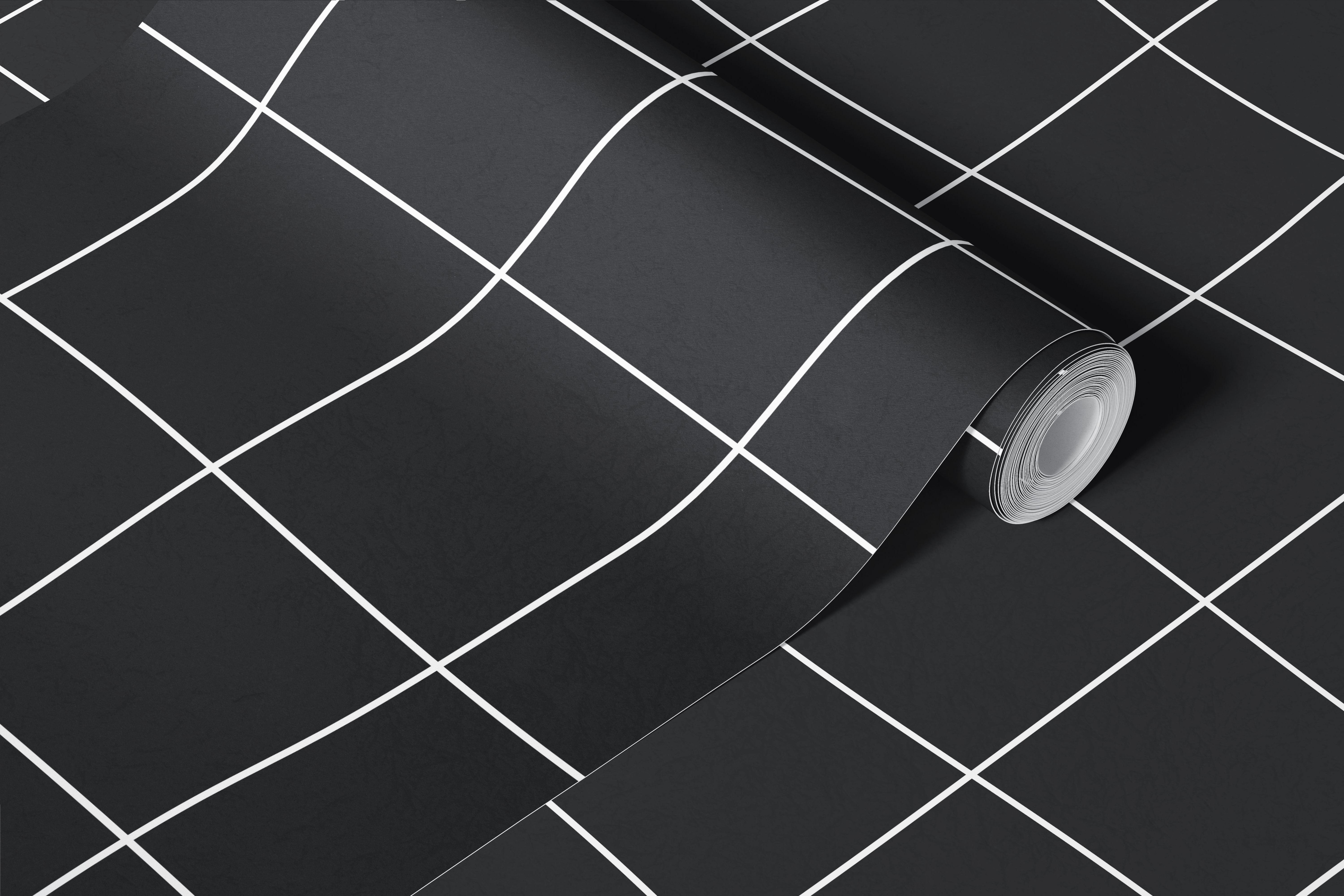 Abstract Grid Lines wallpaper in a room