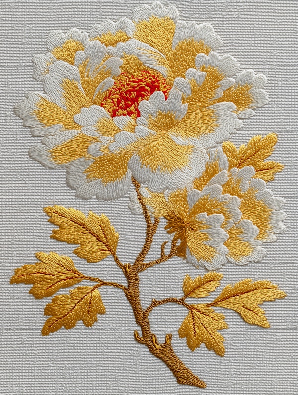 Ornate Floral Embroidery