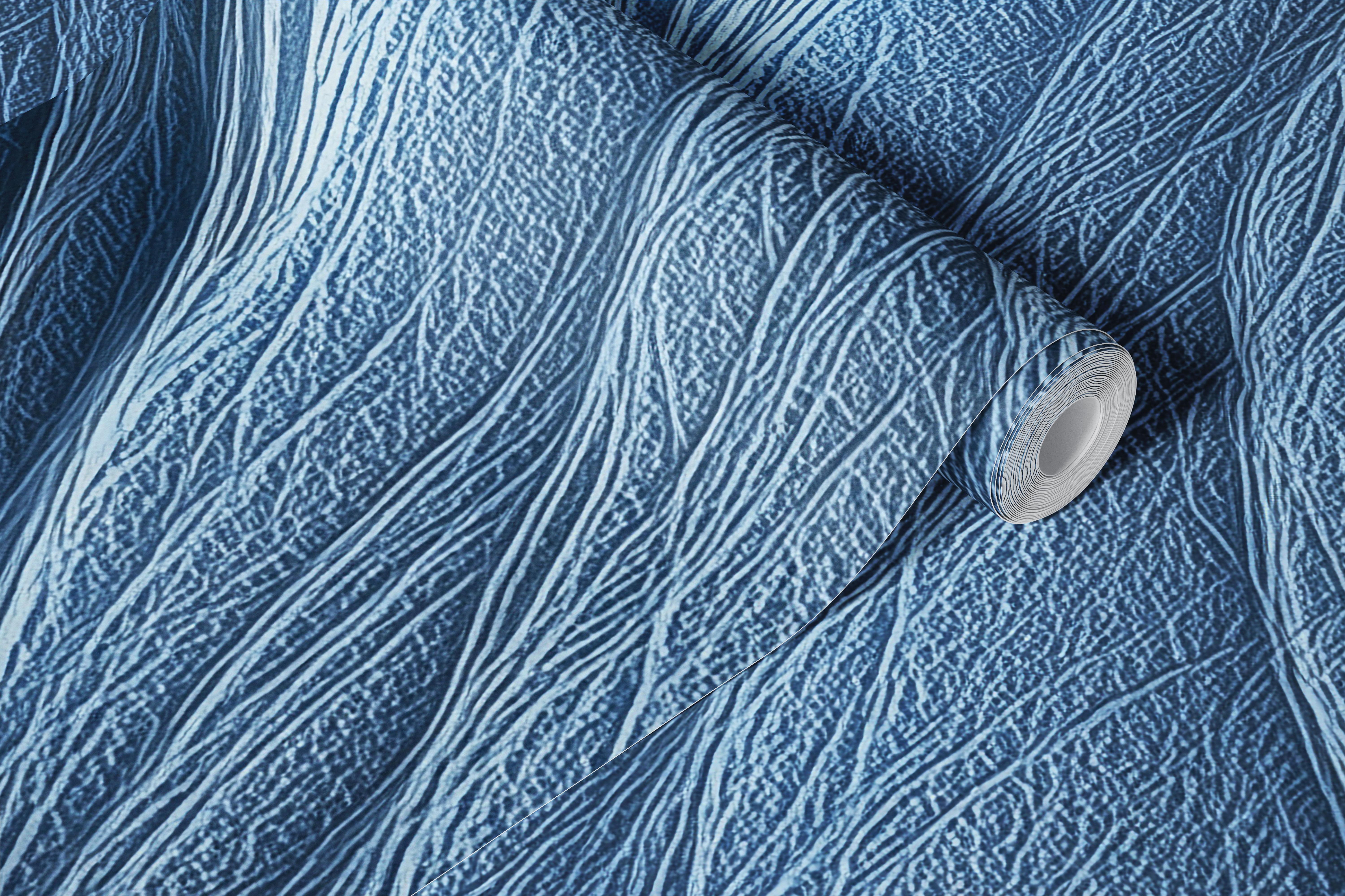 Flowing blue essence wallpaper design