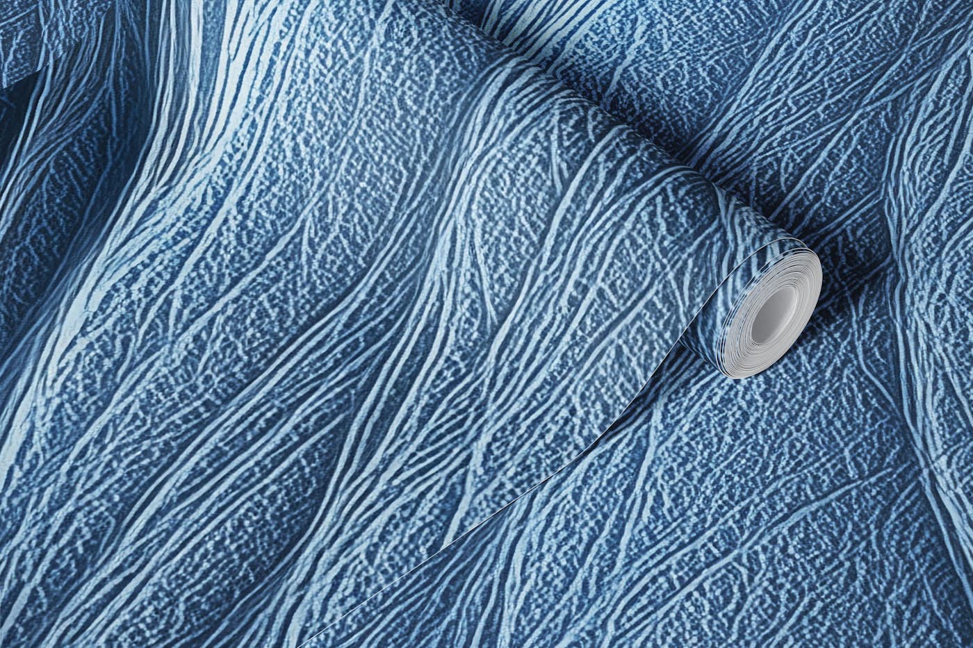 Flowing Blue Essence wallpaper roll