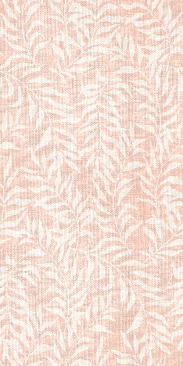 Natural modern calming tropical leaf pink