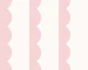 Sweet pink scallop stripes