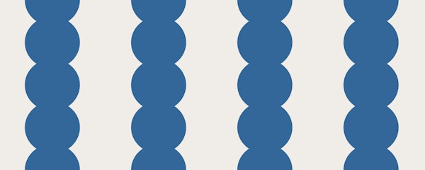 sapphire blue bubble stripes