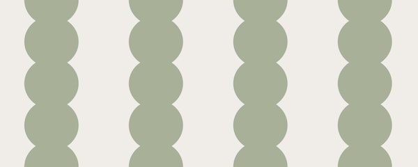 Soft sage green bubble stripes