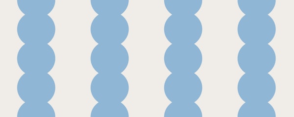 Airy blue bubble stripes