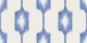 Ikat inspired stripes sapphire blue