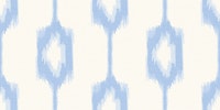 Ikat style stripes in light blue tapete
