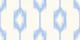 Ikat style stripes in light blue