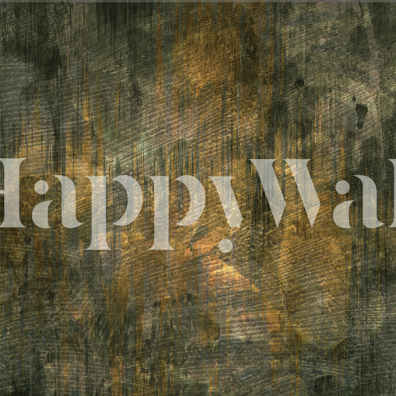 Golden Depths Tapete in einer Raumgestaltung