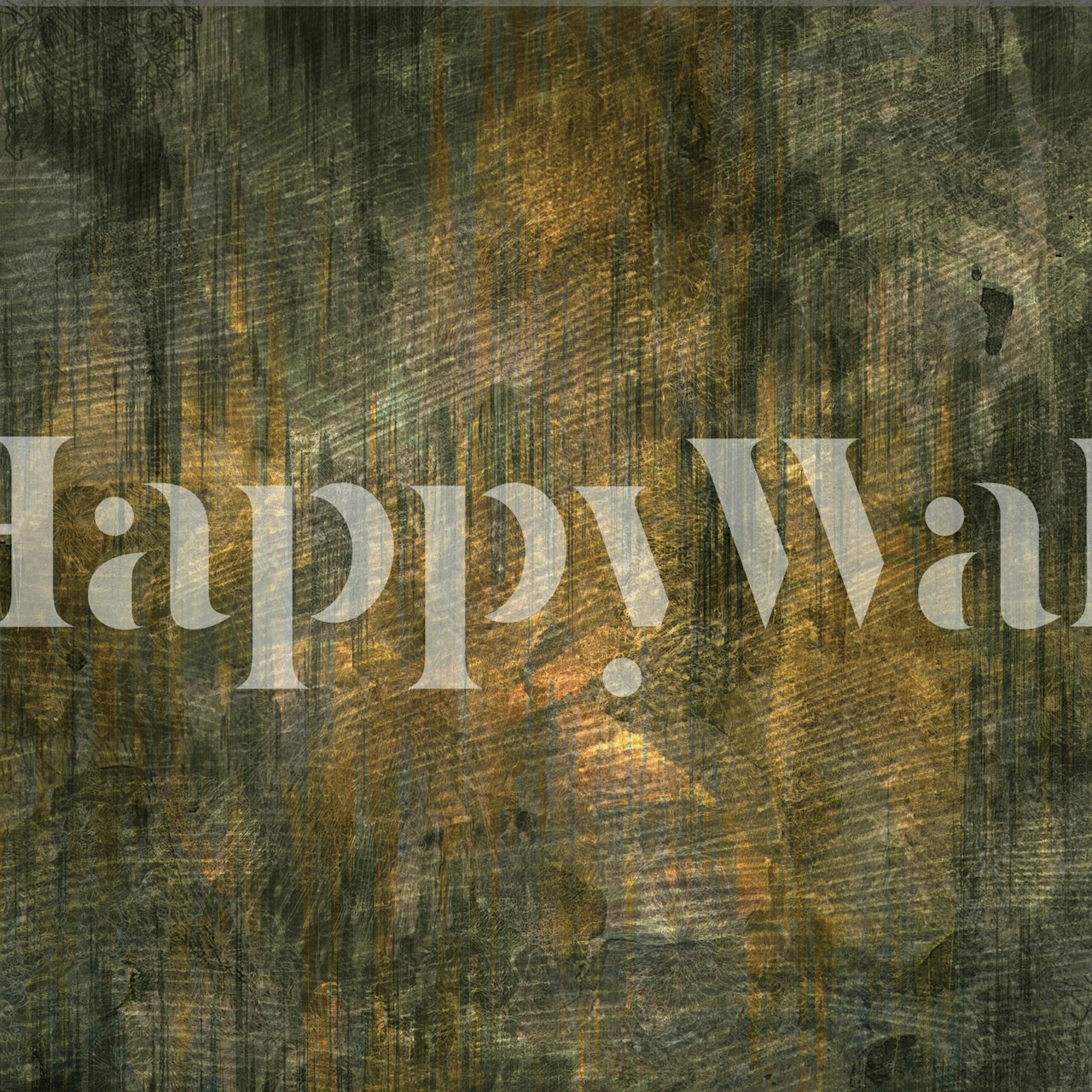 Tapeta Golden Depths v uspořádání místnosti