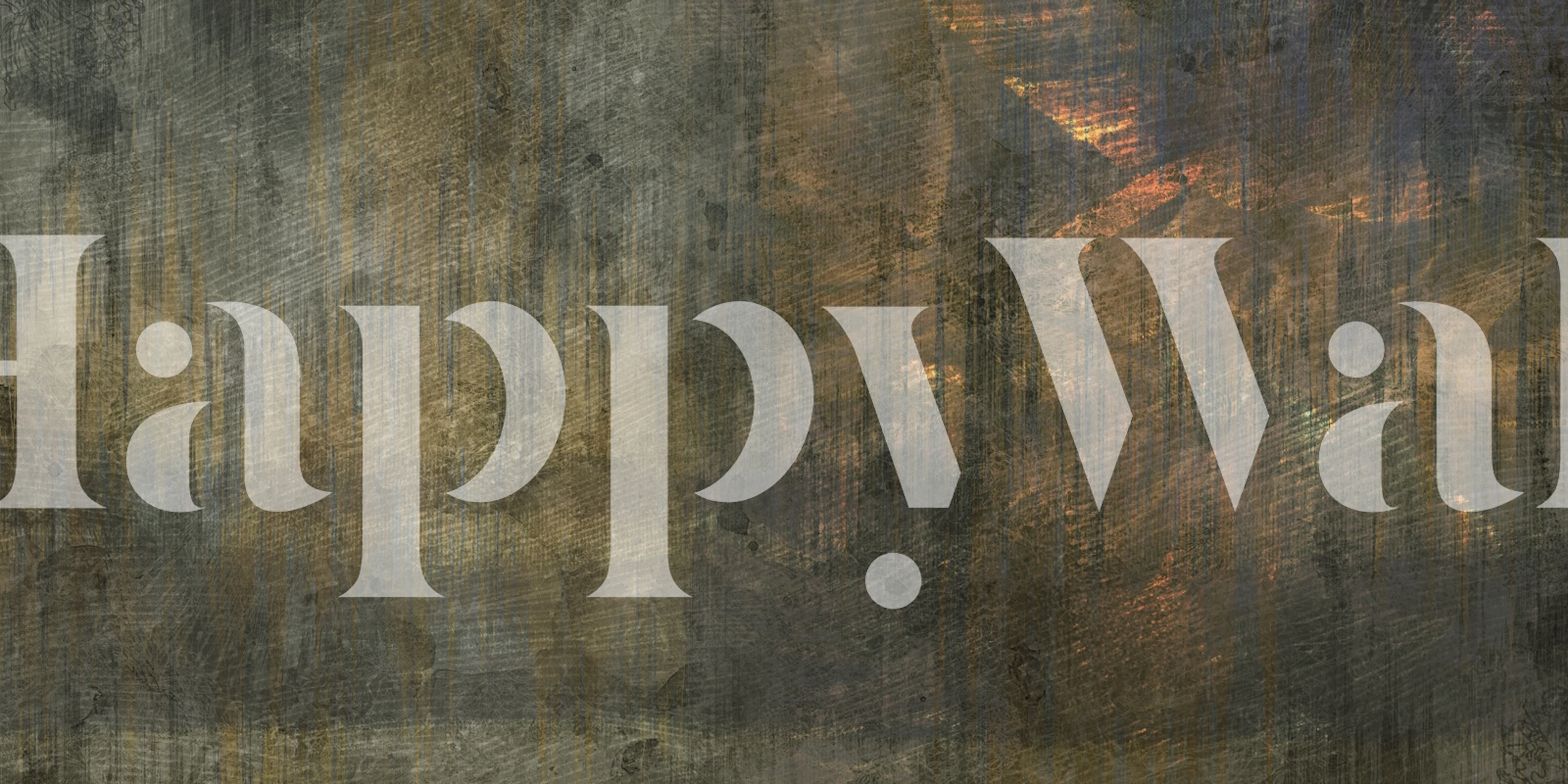 Gray and gold abstract textured wallpaper design