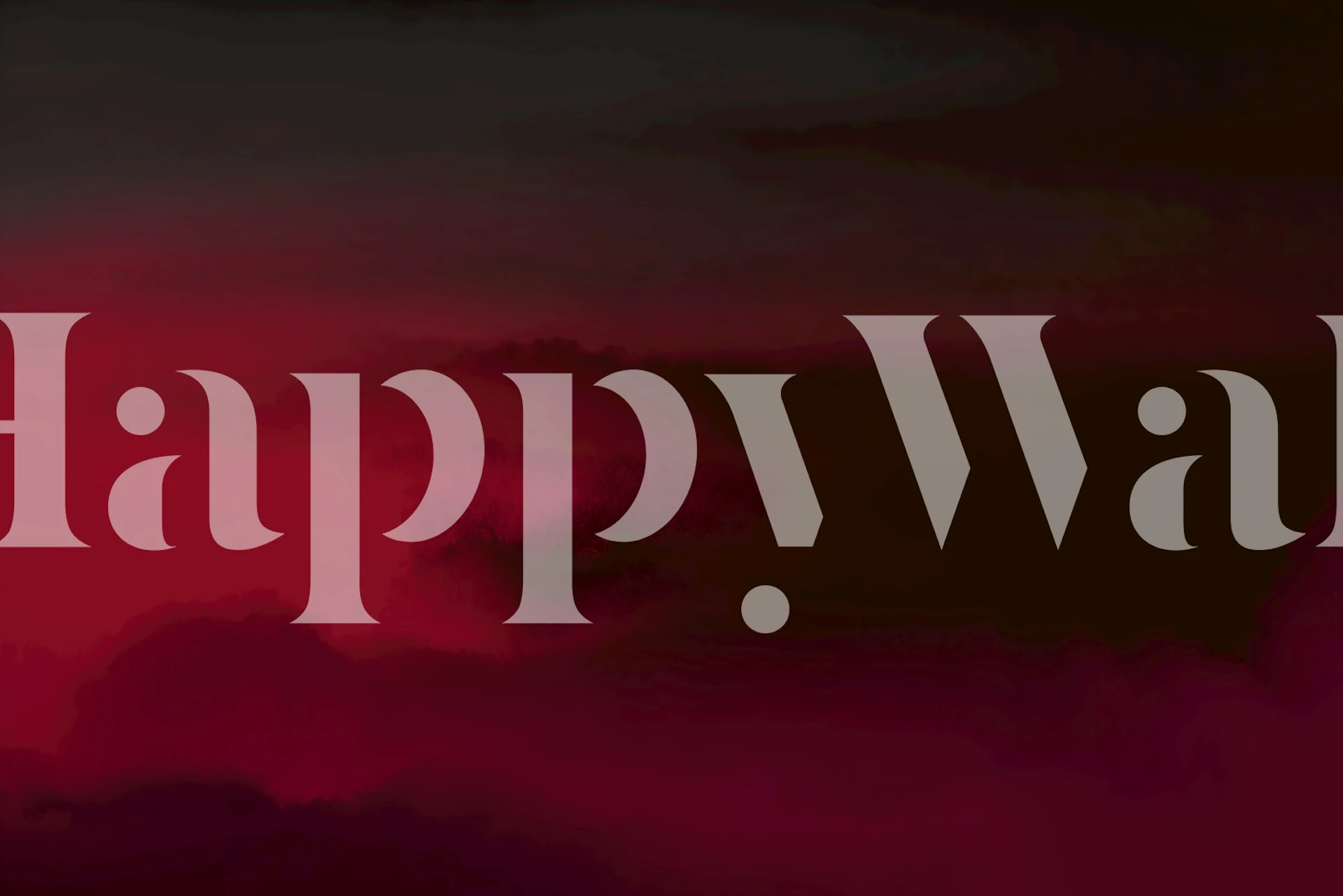 Dreamy Red Horizon wallpaper in a room