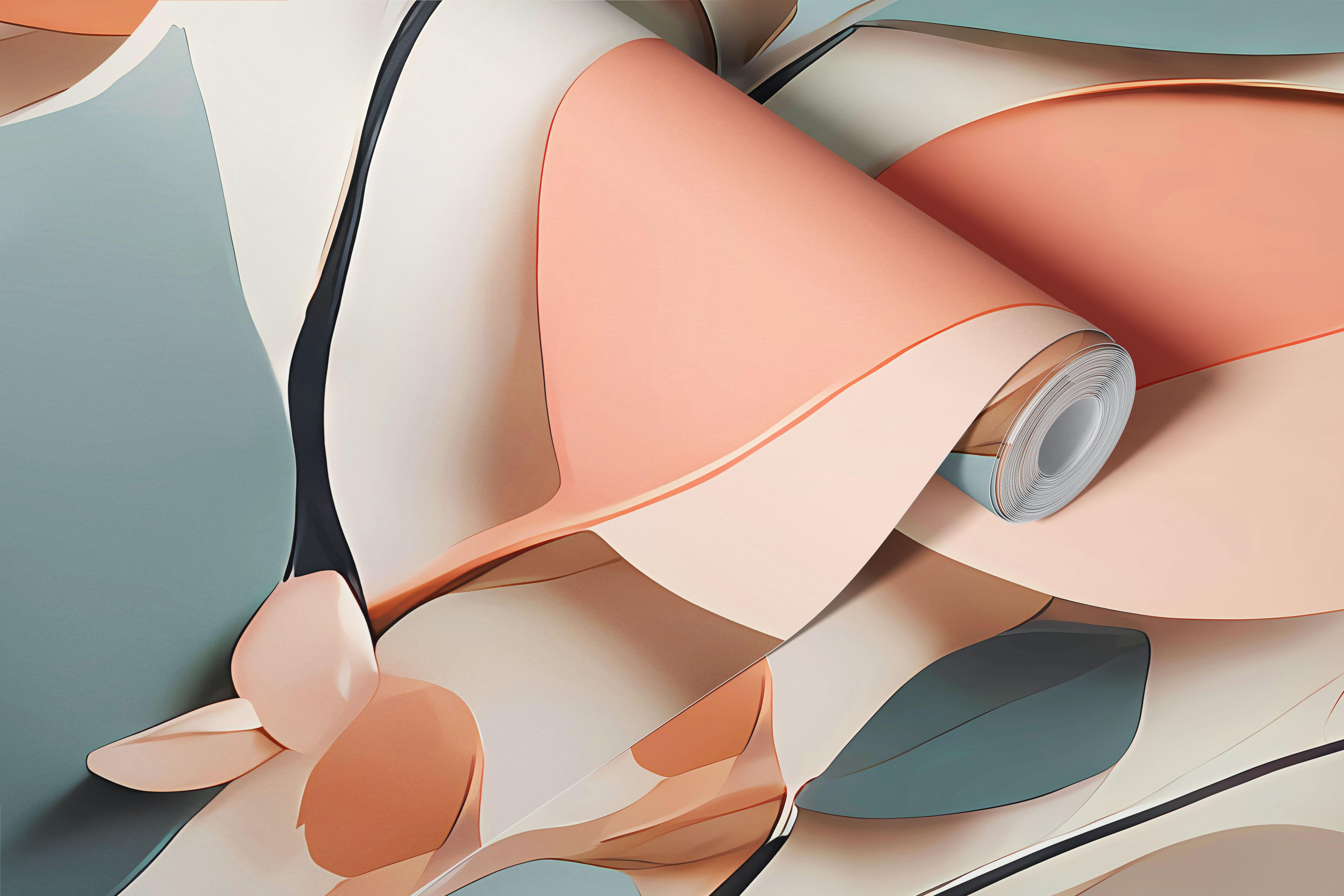 Soft Autumn Foliage wallpaper design