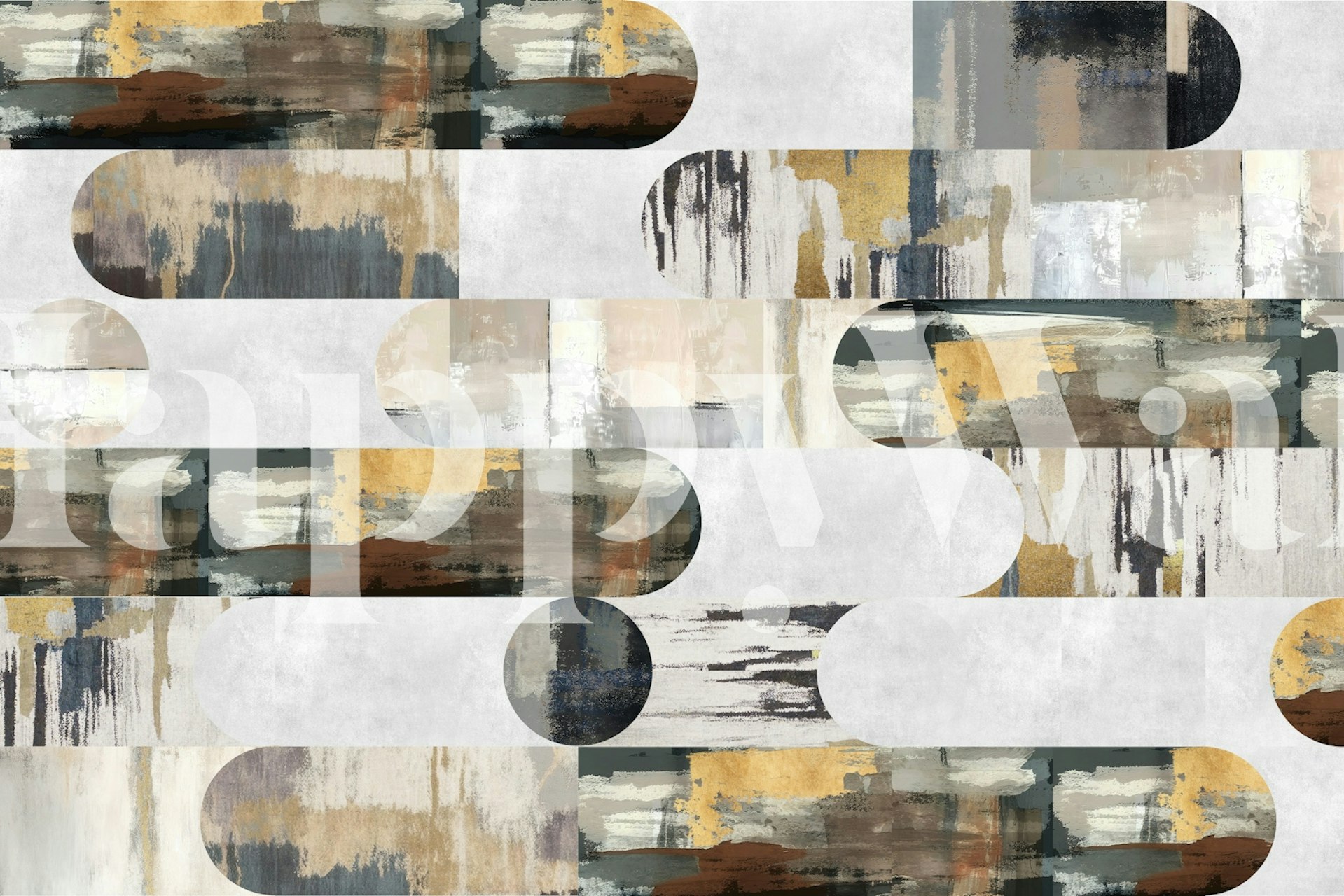 Tapeta Vintage Texture Fusion ve pokoji