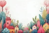 Enchanted Village Escape papel de parede