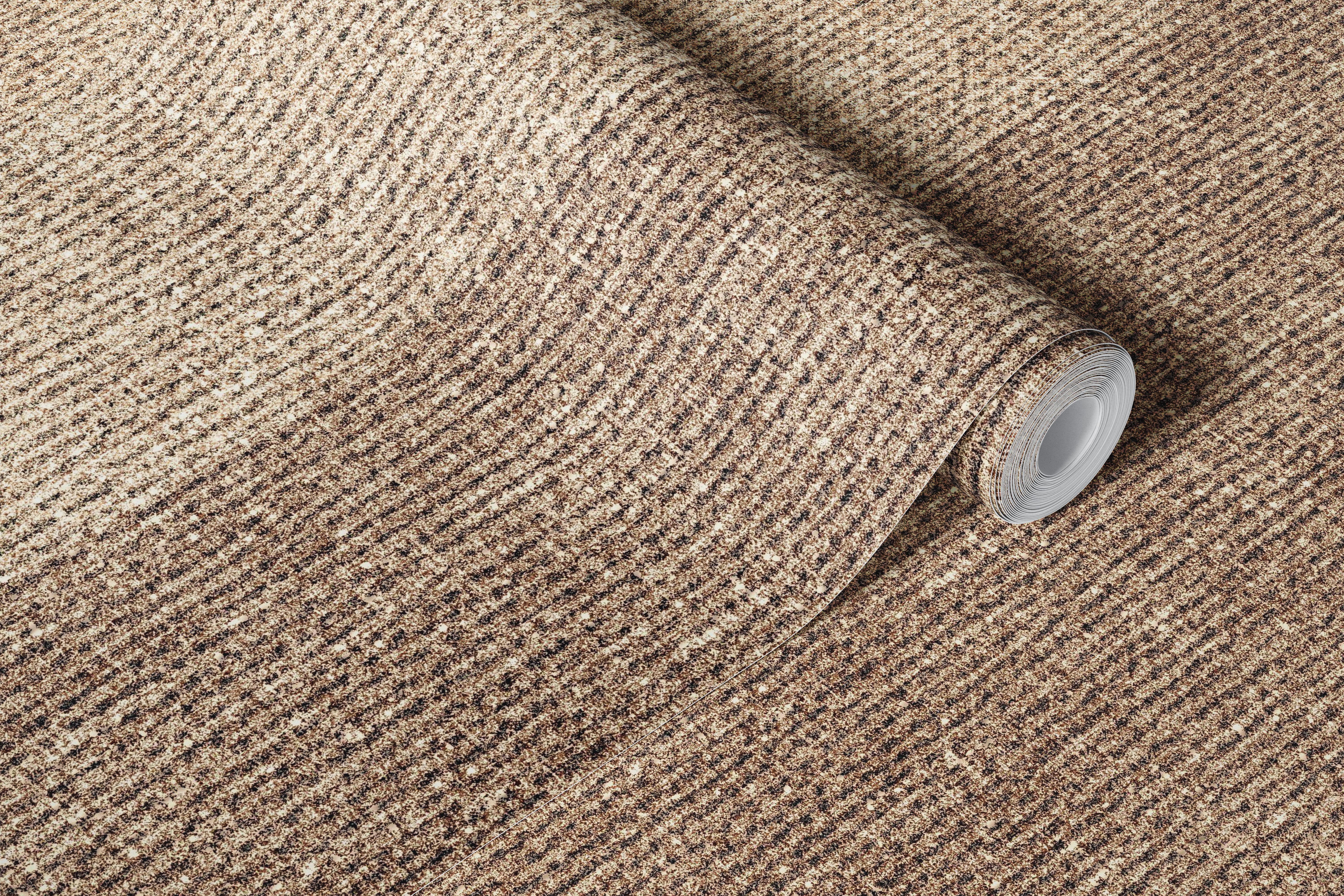 Warm Curves Design wallpaper in a room