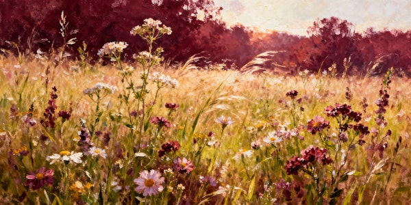 Sunlit Wildflowers