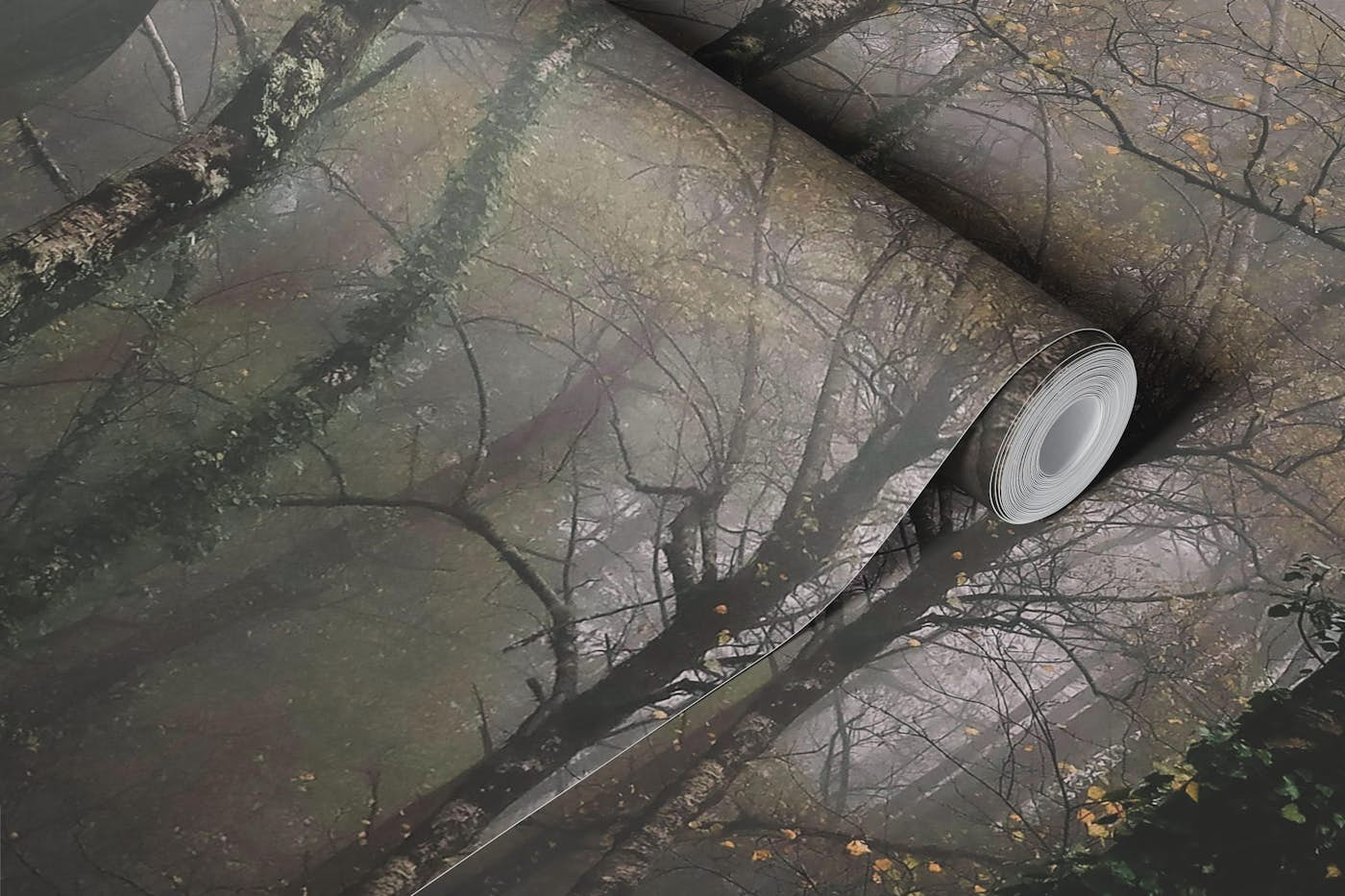 Forest Moody Woodlands wallpaper roll