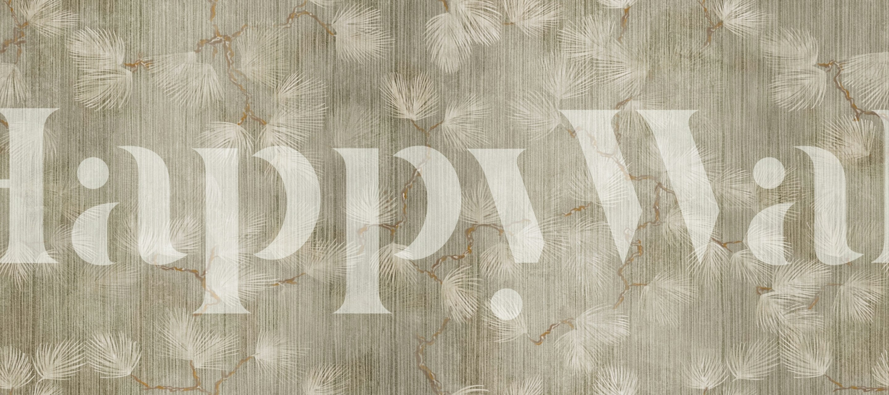 Elegant Pine Foliage Design papiers peint