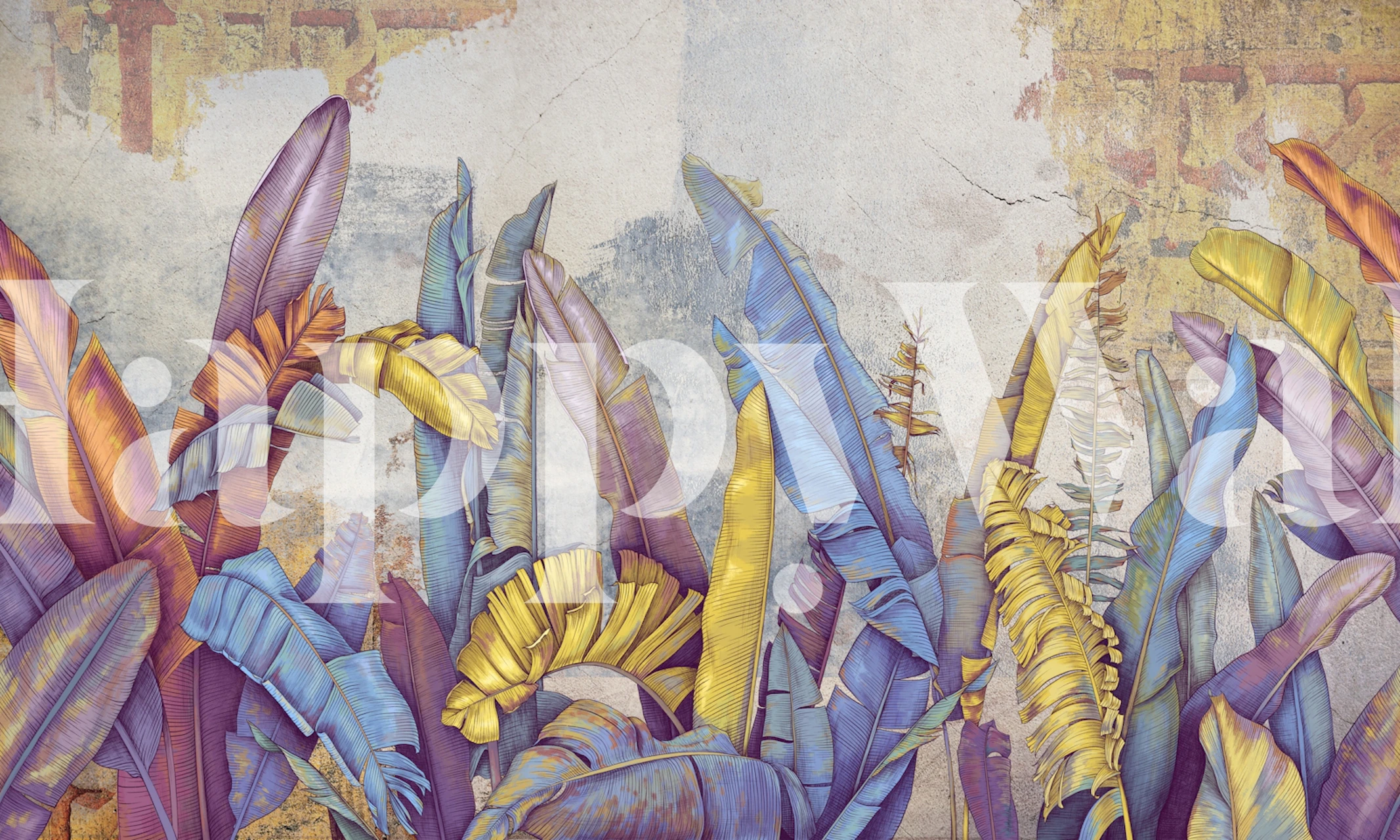 Tropics 4 wallpaper with colorful leaves