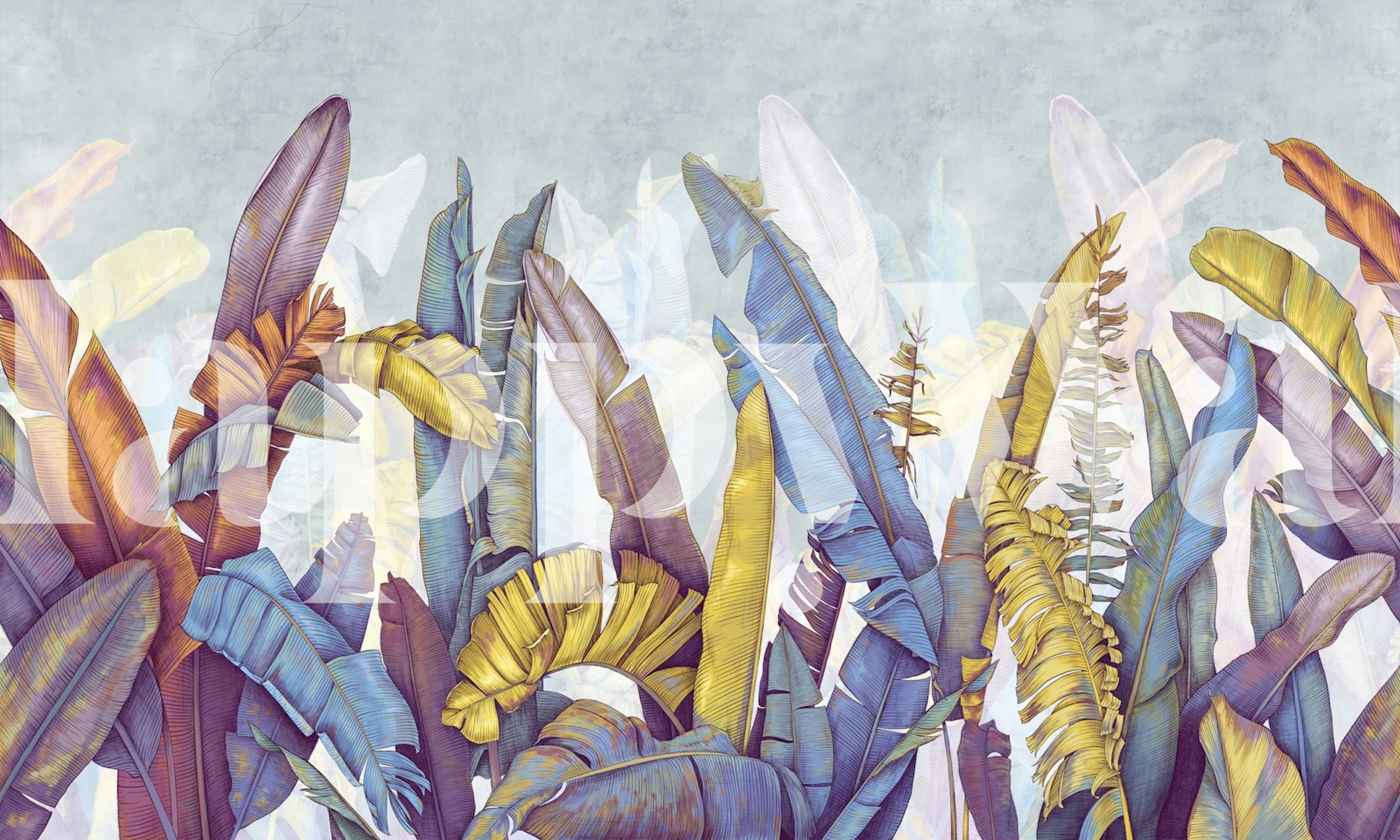 Tropics 9 wallpaper in a modern room