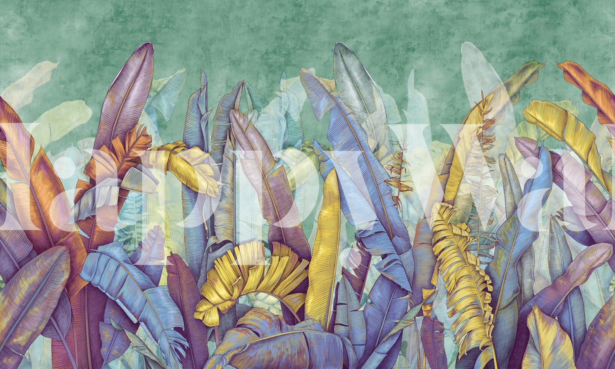 Tropics 12 wallpaper in a room setting