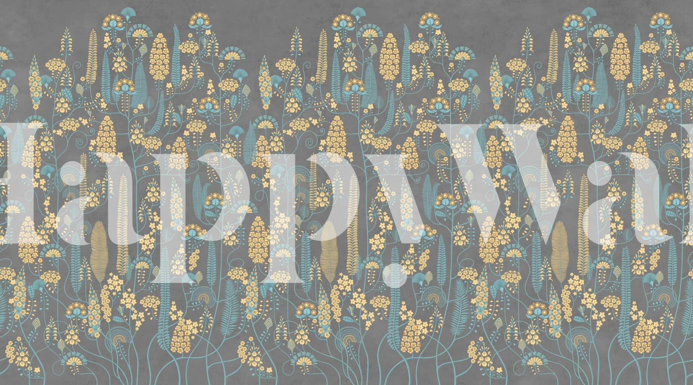 Ethnic 5 wallpaper in a stylish room