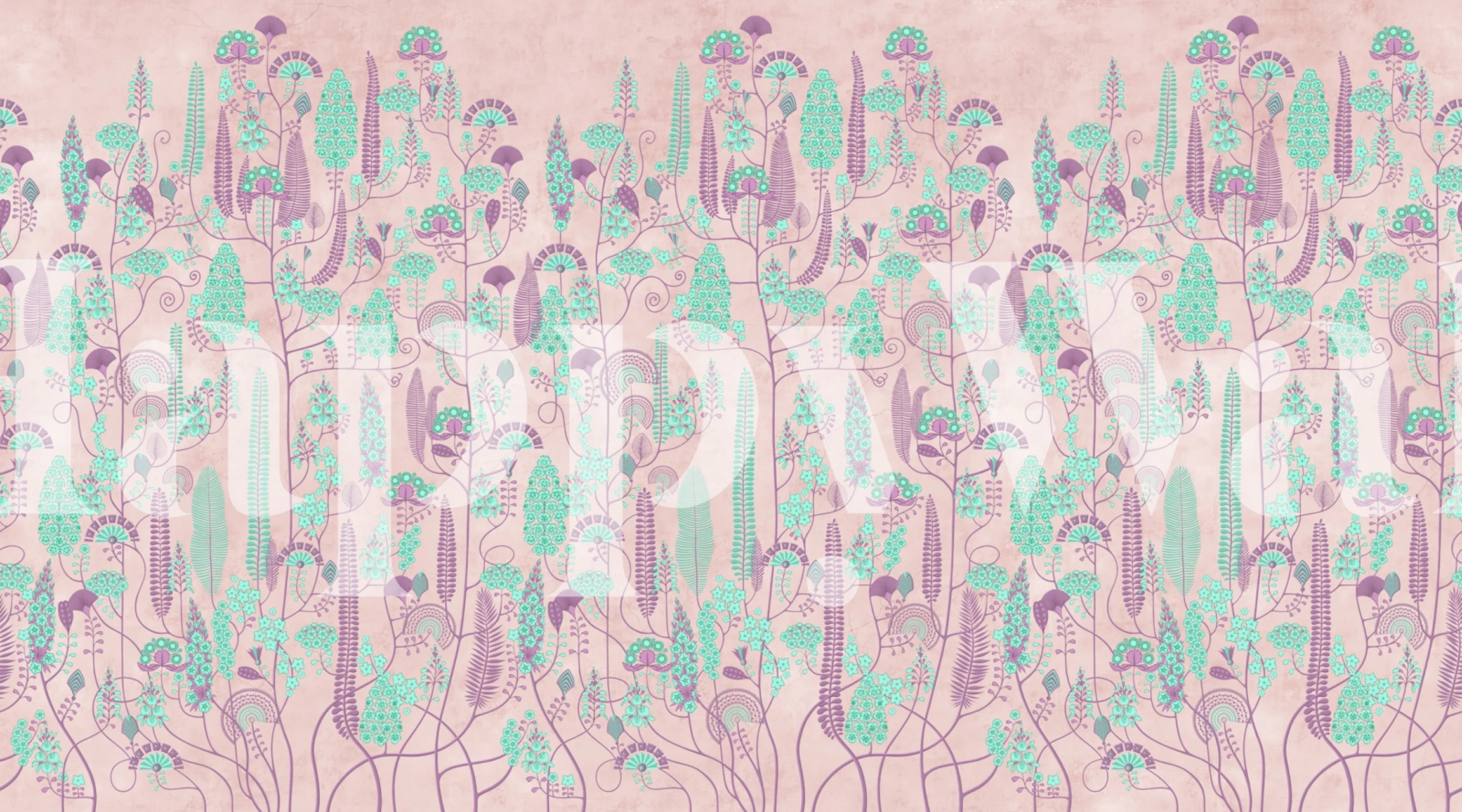 Ethnic 18 wallpaper design in a room