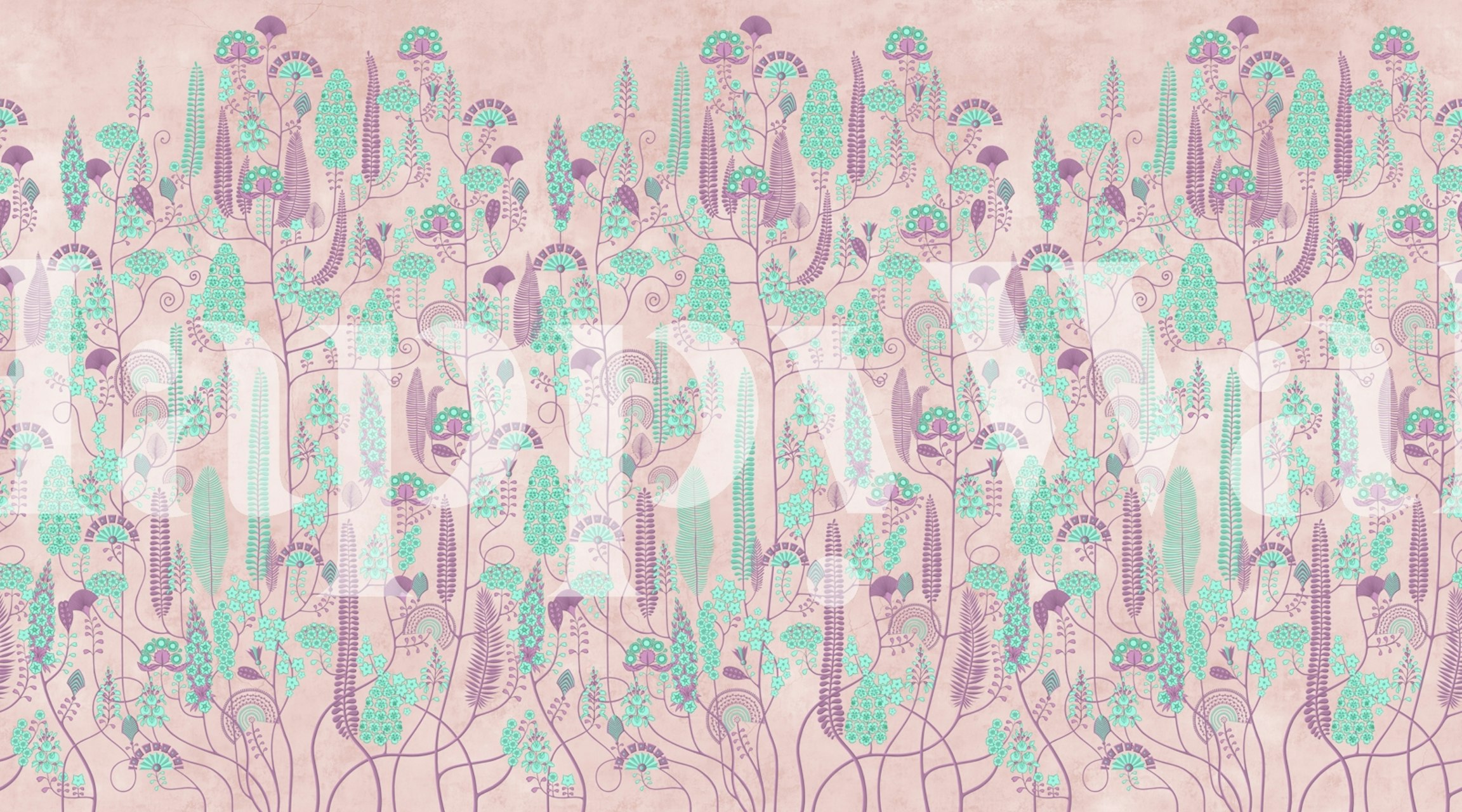 Ethnic 18 wallpaper design in a room