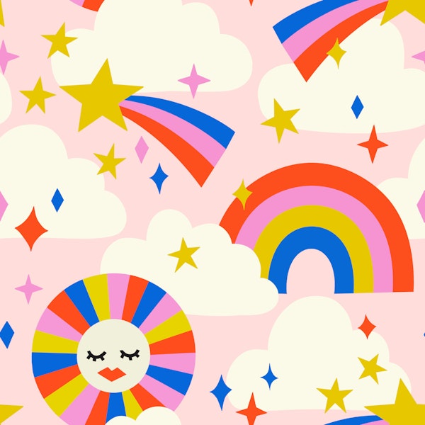 Happy Sky - Pastel Pink