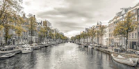 Quaint Waterway Scene wallpaper