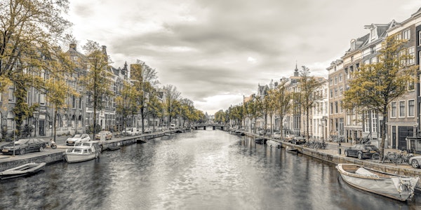 Quaint Waterway Scene