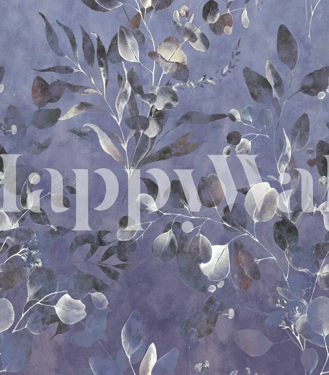 Lavender Breeze Botanica wallpaper in a room