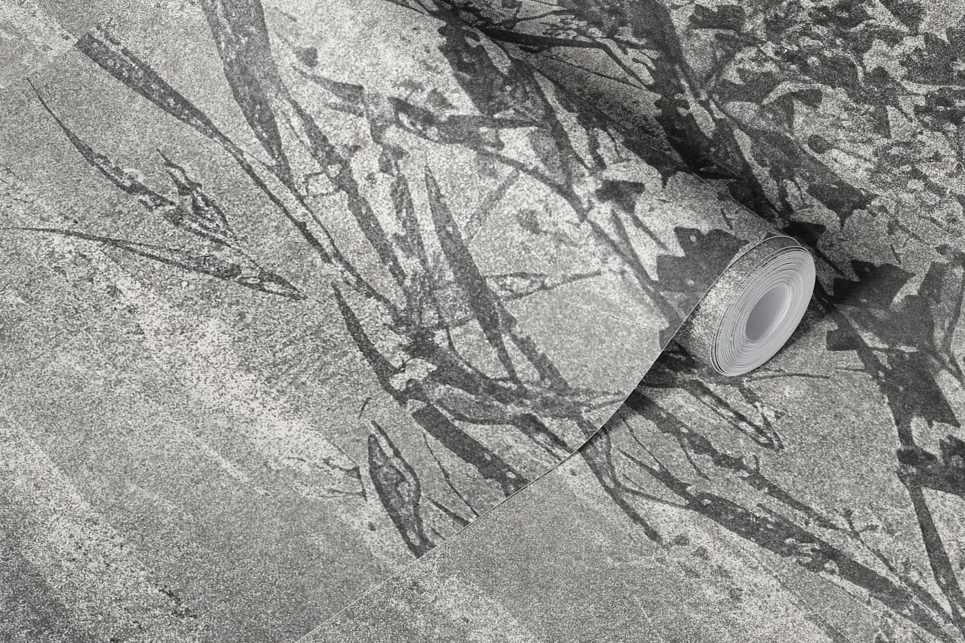 Monochrome Bamboo Symphony wallpaper roll