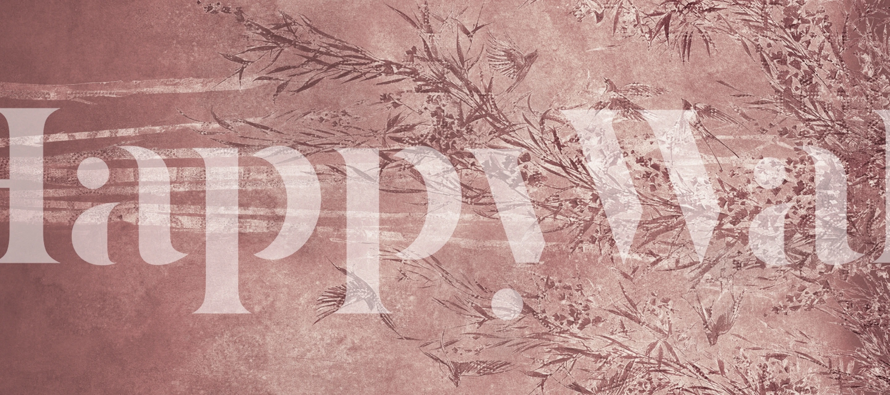 Tapeta Rosewood Bamboo Symphony v dekoraci místnosti