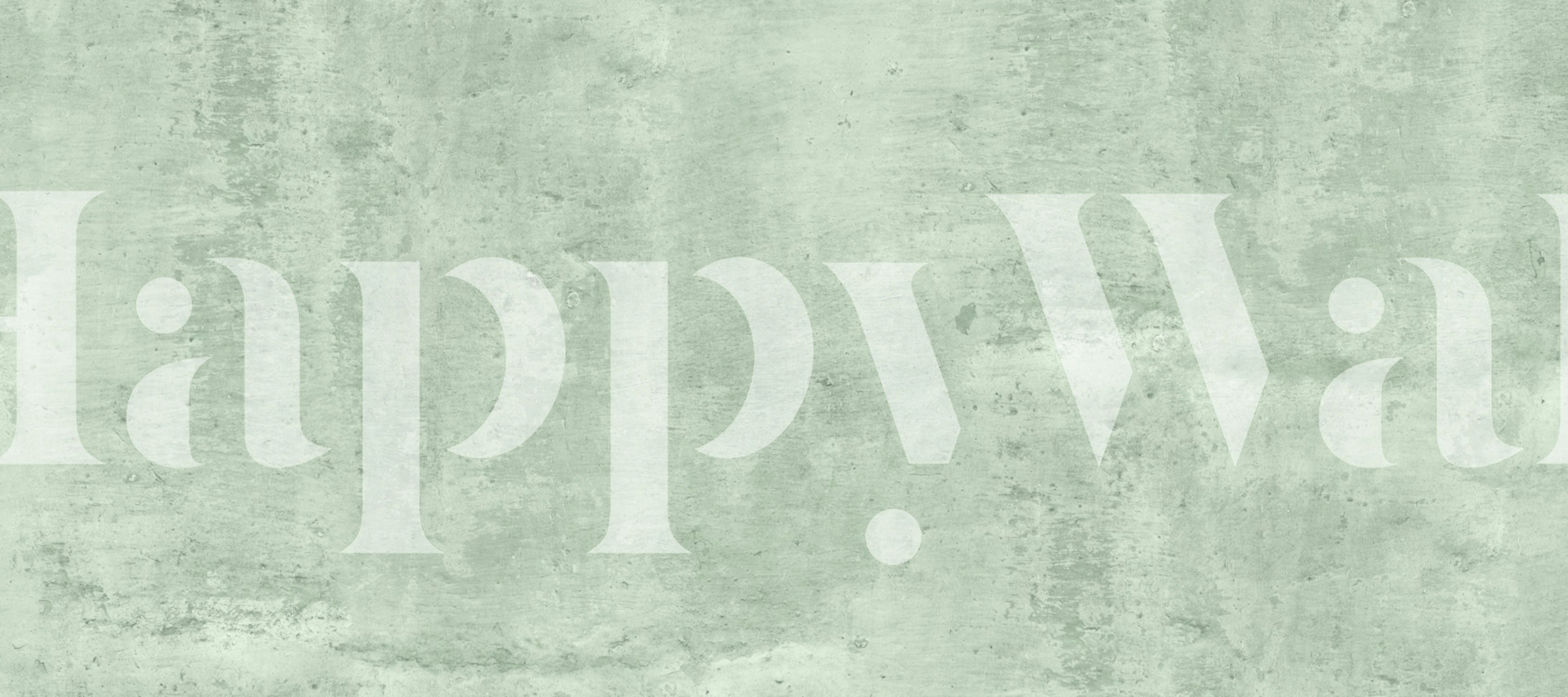 Soft Green Cement Look tapetit