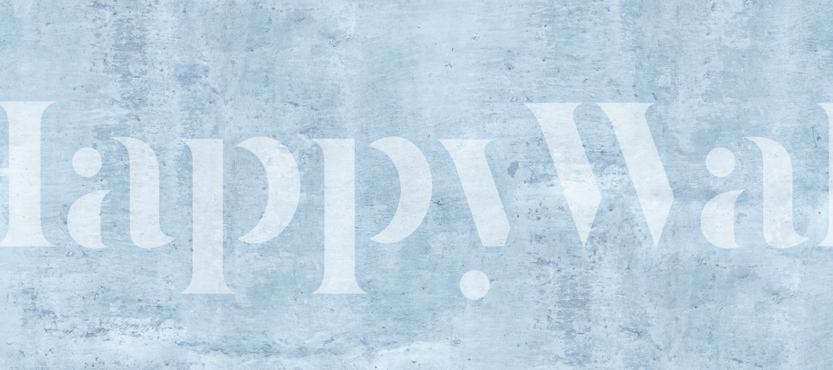 carta da parati Light Blue Plaster Concrete in una stanza