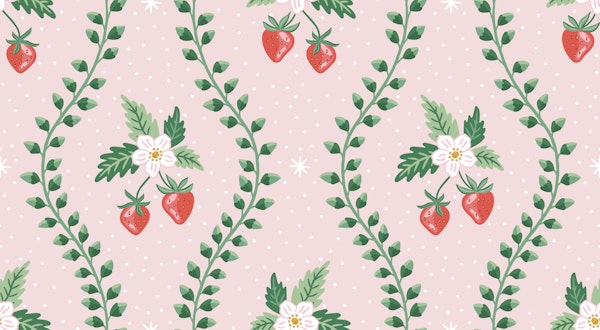 Strawberry stripe - pink