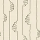 Calming monstera stripes cream