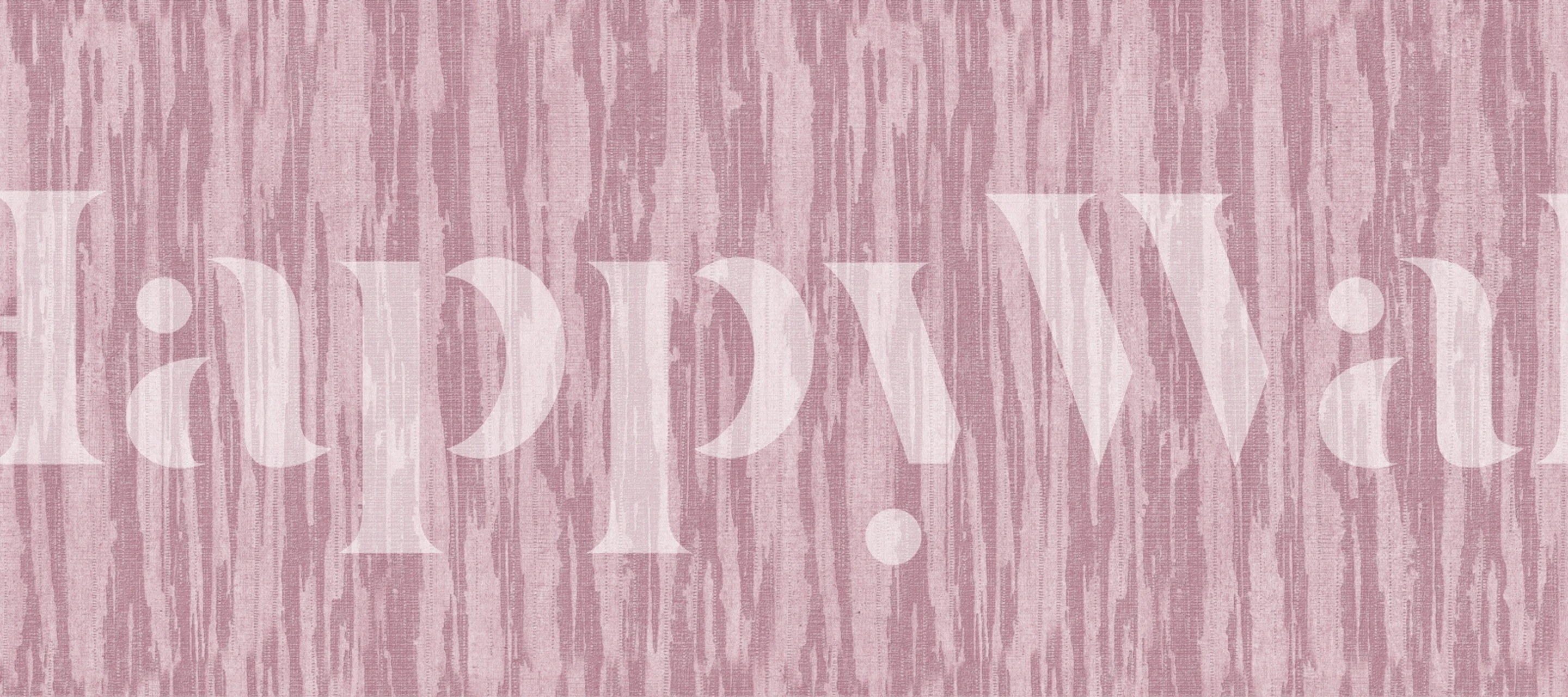 Rose Pink Linen Texture wallpaper in a room