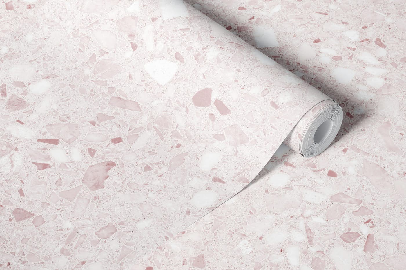 Blush Terrazzo Marble wallpaper roll