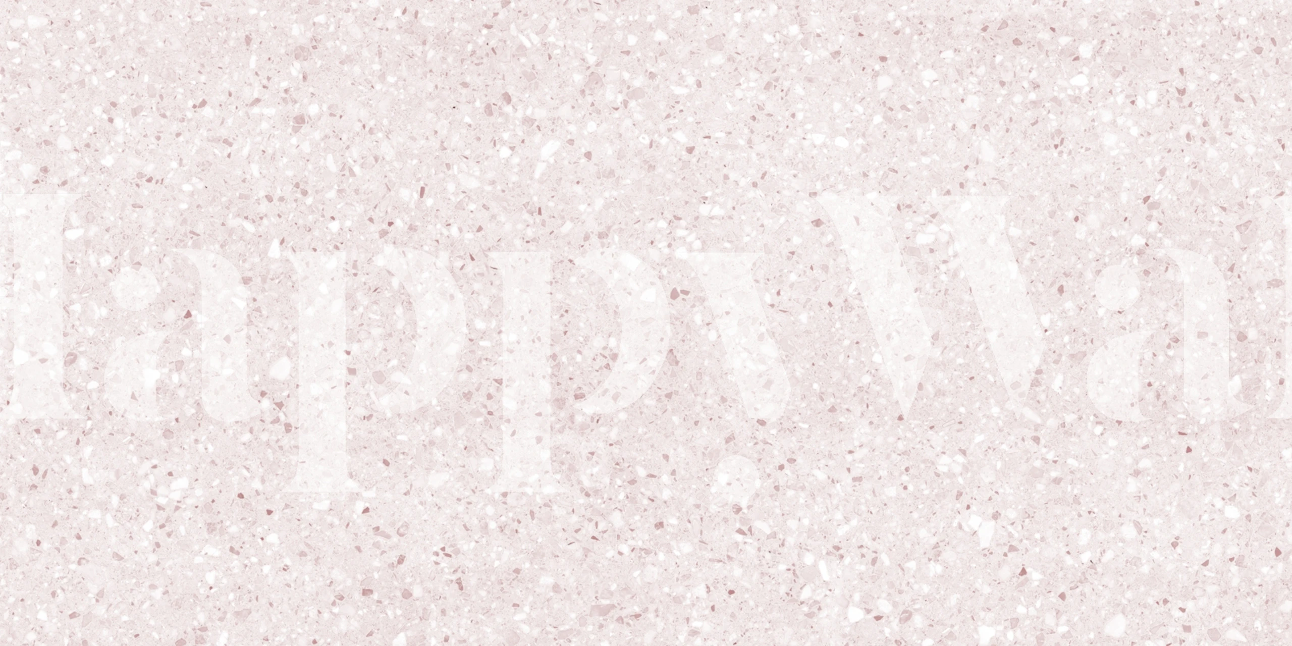 Carta da parati Blush Terrazzo Marble in una stanza