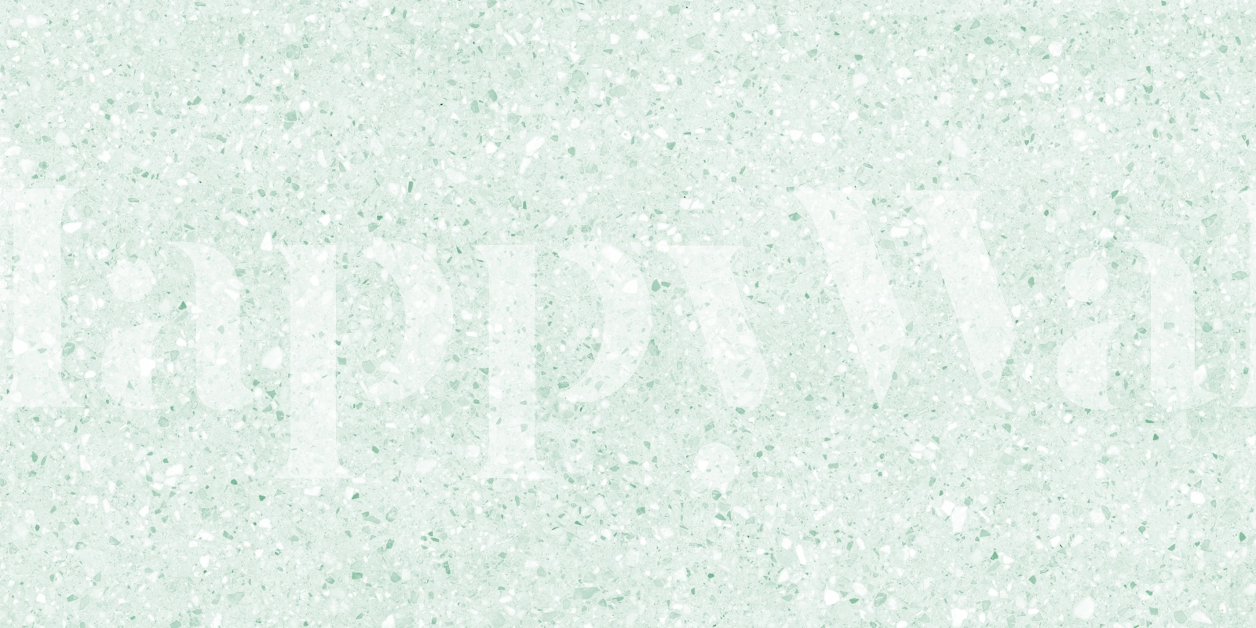 Papier peint Mint Terrazzo Marble dans une pièce