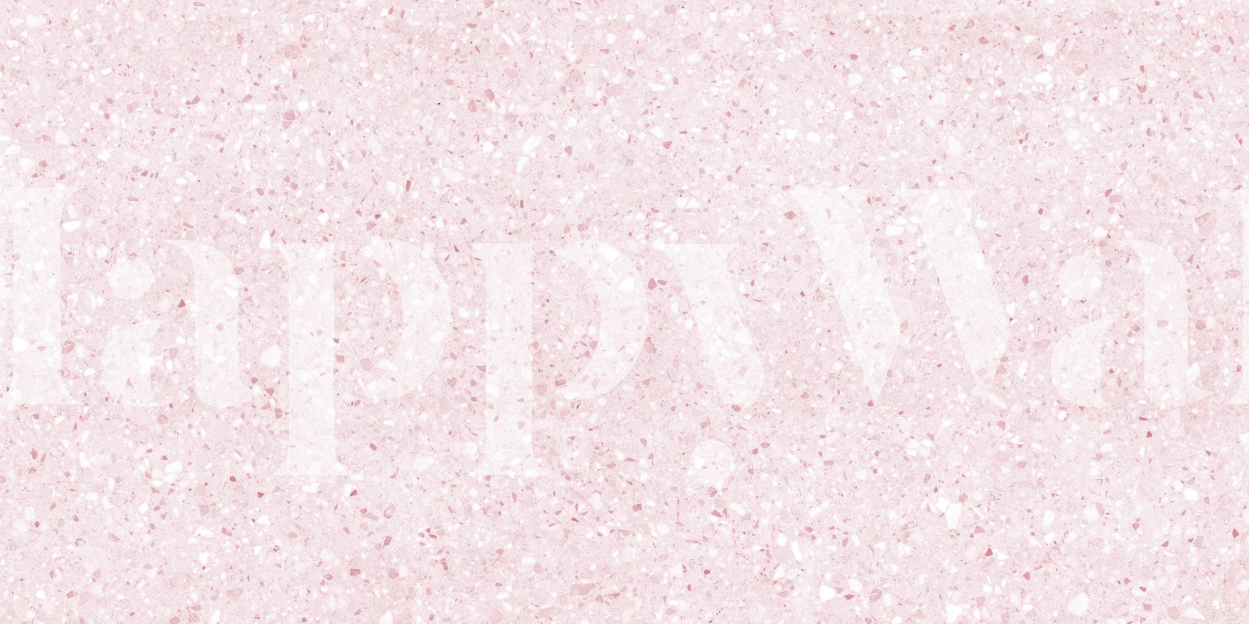 Soft Pink Terrazzo Bliss tapete