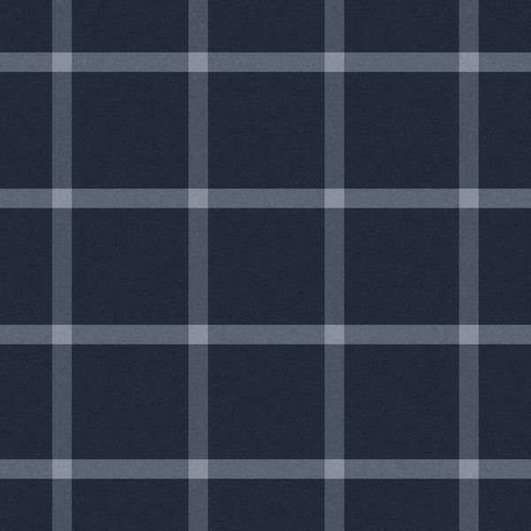 Navy Blue Checkered Grid