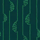 Calming monstera stripes opal green